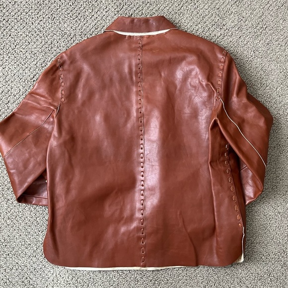 Vintage Dolce & Gabbana leather shirt jacket - Picture 3 of 6